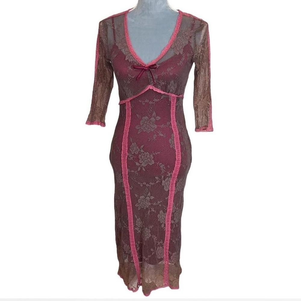 Vintage Betsey Johnson lace dress